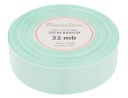 Ozdobná saténová stuha 25mm 32mb mint