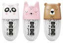 3x ŠKOLSKÝ KOREKTOR VO ZVIERATÁCH PÁSKA MEDVEĎ MAČKA PANDA