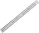 LINEÁRNE ROZMERY PRAVIDLO NEREZOVEJ OCELE 30 CM