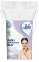 Lula Eco bavlnené bavlnené podložky štvorcové veľké 60 kusov