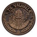 NÁŠIVA NA VELCRO ZNAK PVC ZNAK BOJOVNÍKA TIL VALHALL M-TAC COYOTE