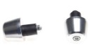 Koncovky riadidiel motocykla 05/36 mm strieborné