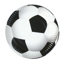 Taniere Papierové Taniere Futbal 23 cm 6 ks