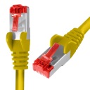 RJ45 LAN kábel CAT 6 S/FTP AWG27 LSZH žltý 1m