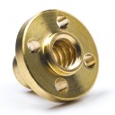Mosadzná matica pre trapézovú skrutku TR8x2 Rozteč 2mm