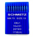 SCHMETZ ihly 16x231 hrúbka 70 R ostré Jack Juki