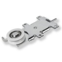 WD-18C biely valček na posuvné dvere, typ Omega