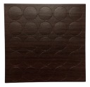 Samolepiaca čiapočka 14mm WENGE 405