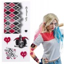 Odnímateľné tetovanie joker card heart halloween