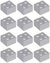 LEGO 3003 BRICK 2x2 svetlosivá LBG (15g) 12 ks.