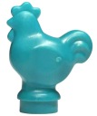 LEGO 1413 CHICKEN KOHÚT HEN tyrkysová (1g)