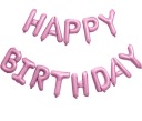 Fóliový balónik s nápisom HAPPY BIRTHDAY 1-99th narodeninám girlanda balóny