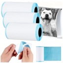 SAMOLEPIACI TERMOPAPIER do mini tlačiarne 3x ROLL STICKER ROLLERS