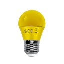 Dekoratívna LED žiarovka E27 na 230V G45 4W žltá
