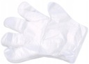 HDPE fóliové rukavice, 100 ks, taška, veľkosť M