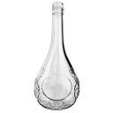 KAPLYA sklenená karafa 0,5 l s korkom na whisky, víno, likér, voda, 500 ml