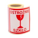 Výstražné nálepky Výstražné sklo 100