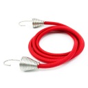 Elastické gumené lano 10mm ČERVENÉ s háčikom 2m