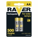 2x batéria solárnej lampy RAVER R6 AA 600mAh