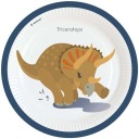 PAPIEROVÉ TANIERE DINOSAURS dino PARTY 8 ks
