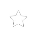 Formička Mini Star, vykrajovačka na marcipán, 2,6 cm
