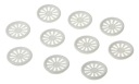 PLASTOVÝ NÁBYTOK VENTIL 40 mm BIELY 10 kusov