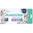 PASTEL Oxford školská plastelína pre deti, 12 farieb