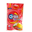 ORBIT REFRESHERS JAHODA CITRÓNOVÁ GUMA BEZ CUKRU 26g DÁTUM: 2025/01