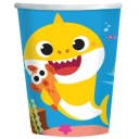 Papierové poháre Baby Shark 250 ml, 8 ks.
