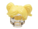 Lego New Hair Blond Bright Light Yellow 2 little poníky girl 35701