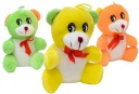 Farebný maskot medvedíka 3 farby - 18cm