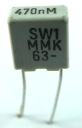 Fólia 0,47uF 470nF 20% 63V DC 20ks