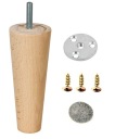 NOHY DREVENÉ NOHY SVETLÝ BUK VÝŠKA 12CM SET