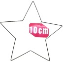 ČIERNA kovová hviezda - lapač snov/makramé 10cm