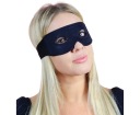 Čierna maska ​​Zorro, materiál, kravata, 1 ks.