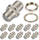 10x BARREL F Connector + Matic Connector F Plug SAT