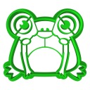 Vykrajovač na sušienky Frog Frog 1 8cm