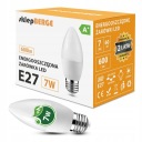 E27 LED žiarovka 7W=60W C37 SVIEČKA, BERGE FARBY