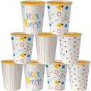 PARTY MIX papierové poháre 250 ml a'50 Coffee Tea (na ďalší predaj)