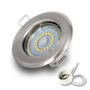 KčO halogén SATIN svietidlo + žiarovka. LED GU10 5W