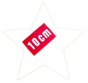 BIELA ​​kovová hviezda 10 cm - lapač snov