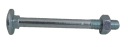 SKRUTKY POZINKOVANÝ NOSIČ SKRUTKA M10x120 DIN 603 + M10 MATICA 10 sád