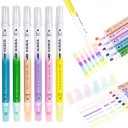 6x zmazateľné zvýrazňovače 6 KIDEA COLORS