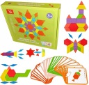 DREVENÉ BLOKY MONTESSORI PUZZLE 155 kusov