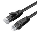 MicroConnect U/UTP CAT6 0,5M čierny LSZH