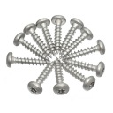 3x25 LENENTICKÁ VALCOVÁ NEREZOVÁ SKRUTKA DO DREVA TORX 9112 (10)
