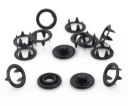 Patentky, patentky SPRINGS 9,5 mm Oxyda black 50 sád