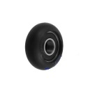 Zaoblený polyuretánový valec s guľôčkovým ložiskom. 23 mm