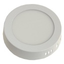 POVRCHOVÁ LAMPA Gerrit LED panel 6W 230V 3000K okrúhle stropné svietidlo, BIELA