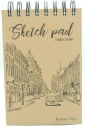 Vertikálny špirálový skicár 11x16,5cm 80 listov 120g